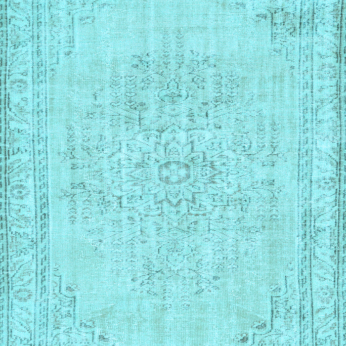 Abstract Light Blue Contemporary Rug, con455lblu