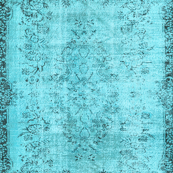 Machine Washable Abstract Light Blue Contemporary Rug, wshcon456lblu