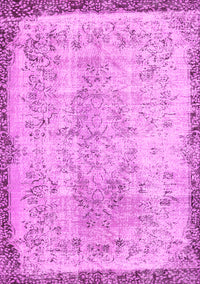 Abstract Pink Contemporary Rug, con456pnk