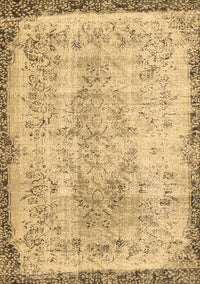 Abstract Brown Contemporary Rug, con456brn