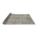 Thickness of Contemporary Pale Silver Gray Modern Rug, con457