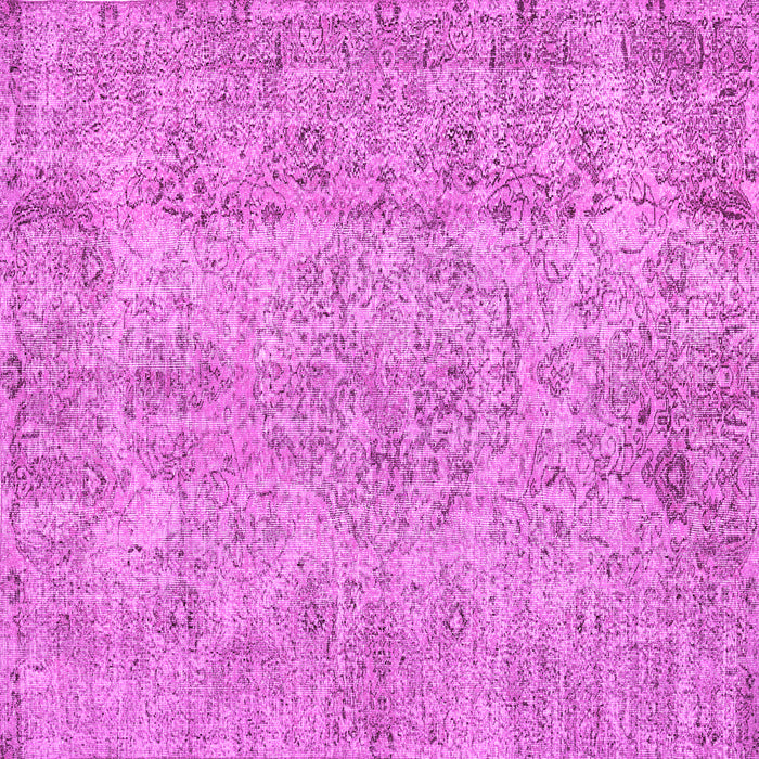 Square Abstract Pink Contemporary Rug, con457pnk