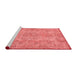 Contemporary Red Washable Rugs