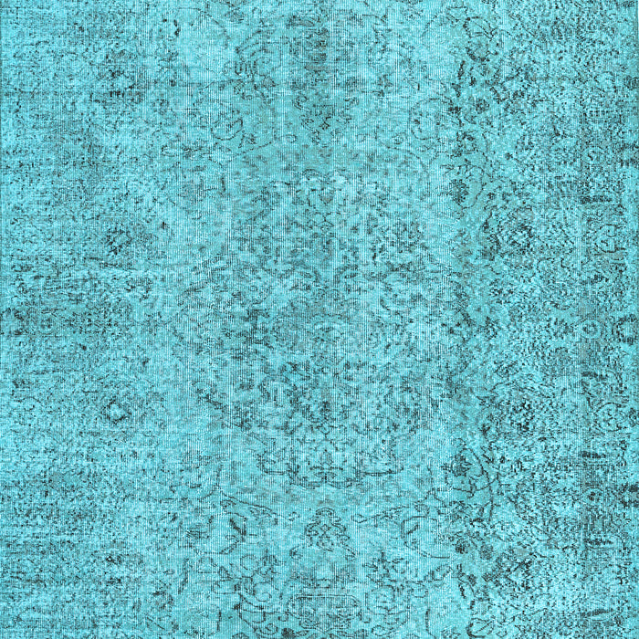 Abstract Light Blue Contemporary Rug, con457lblu