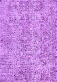 Abstract Purple Contemporary Rug, con457pur