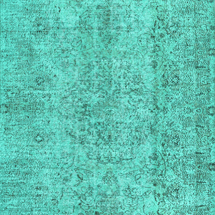 Machine Washable Abstract Turquoise Contemporary Area Rugs, wshcon457turq