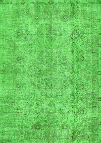 Abstract Green Contemporary Rug, con457grn