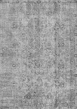 Abstract Gray Contemporary Rug, con457gry