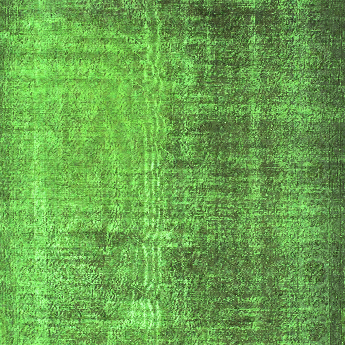 Serging Thickness of Machine Washable Persian Green Bohemian Area Rugs, wshcon458grn