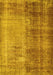 Machine Washable Persian Yellow Bohemian Rug, wshcon458yw