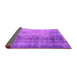 Sideview of Persian Purple Bohemian Rug, con458pur