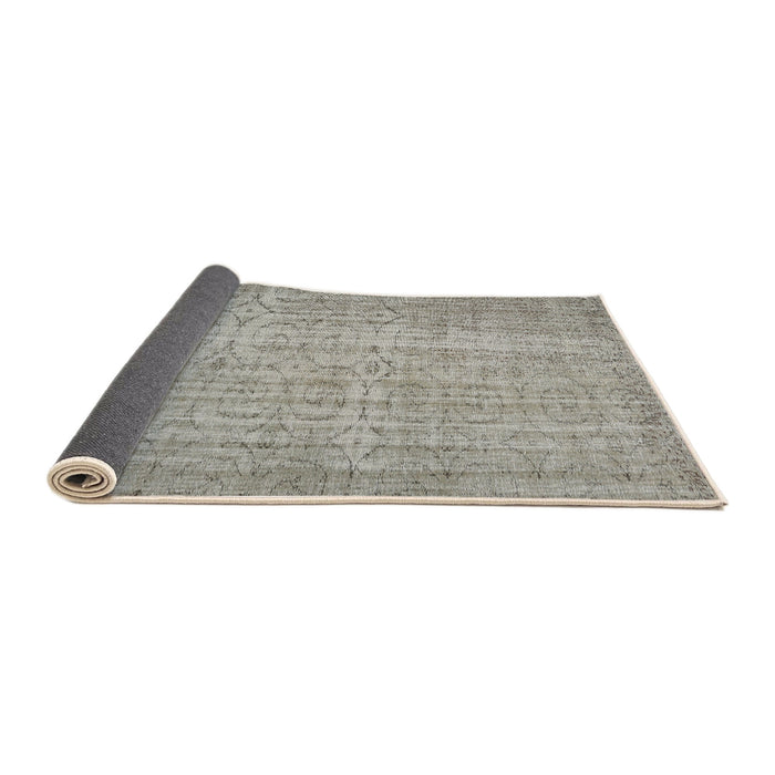 Thickness of Contemporary Khaki Green Modern Rug, con459