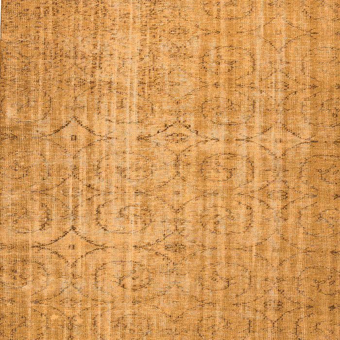 Abstract Orange Contemporary Rug, con459org