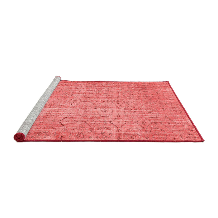 Contemporary Red Washable Rugs