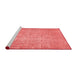 Contemporary Red Washable Rugs