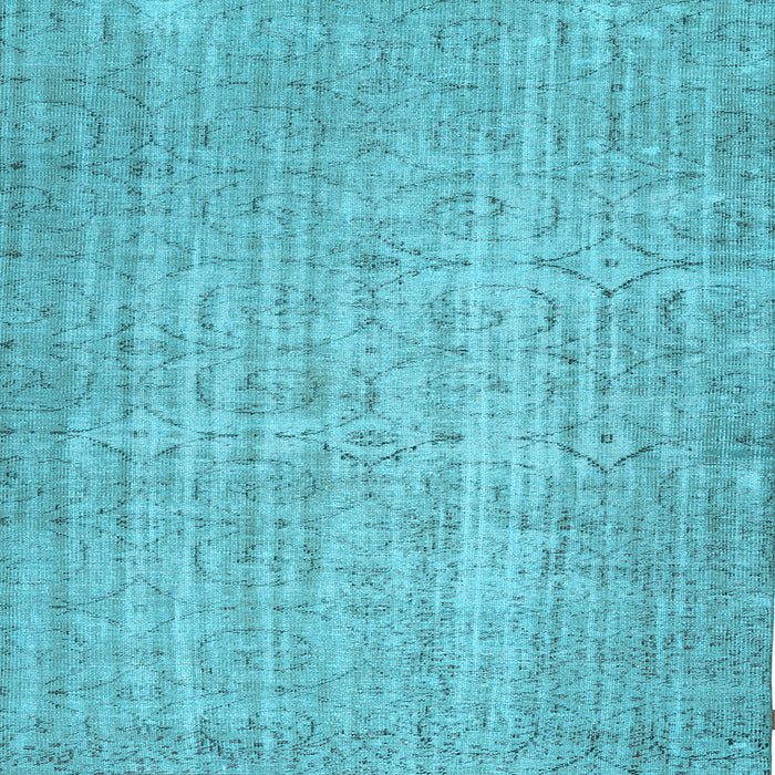 Square Abstract Light Blue Contemporary Rug, con459lblu
