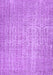 Abstract Purple Contemporary Rug, con459pur