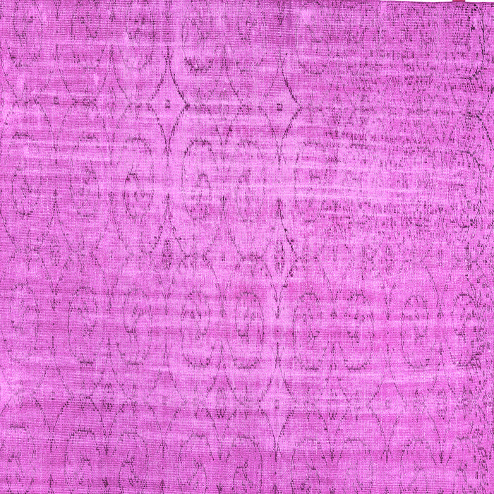 Square Machine Washable Abstract Pink Contemporary Rug, wshcon459pnk