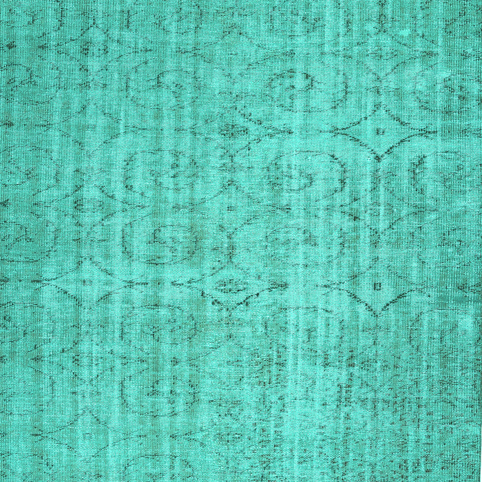Abstract Turquoise Contemporary Rug, con459turq