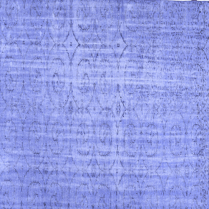 Square Machine Washable Abstract Blue Contemporary Rug, wshcon459blu
