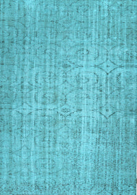 Abstract Light Blue Contemporary Rug, con459lblu