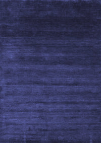 Abstract Blue Contemporary Rug, con45blu