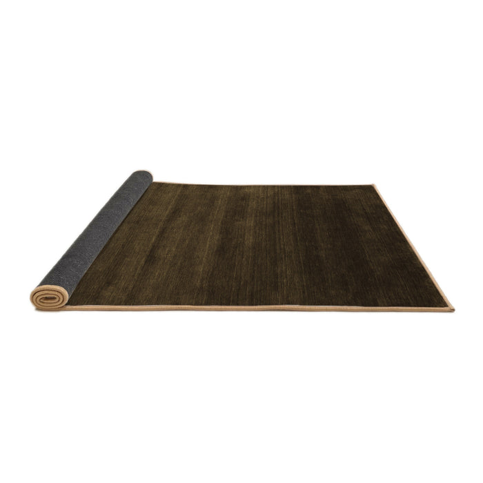 Sideview of Abstract Brown Contemporary Rug, con45brn
