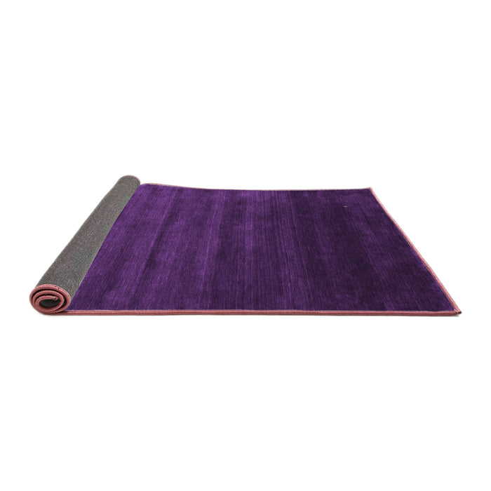 Sideview of Abstract Purple Contemporary Rug, con45pur