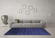 Machine Washable Abstract Blue Contemporary Rug in a Living Room, wshcon45blu