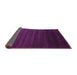 Sideview of Abstract Pink Contemporary Rug, con45pnk