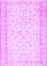 Machine Washable Abstract Purple Contemporary Area Rugs, wshcon460pur