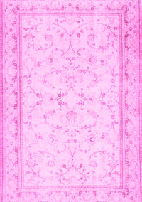 Abstract Pink Contemporary Rug, con460pnk