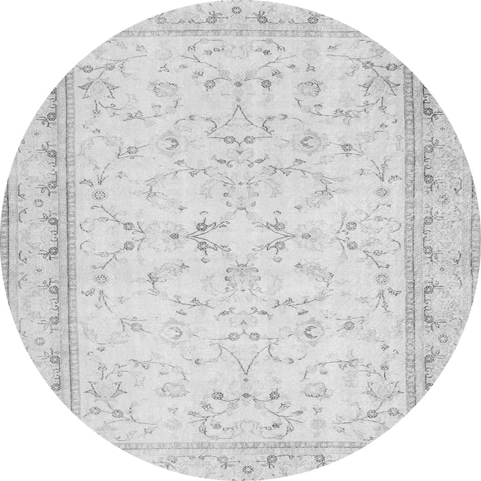 Square Abstract Gray Contemporary Rug, con460gry