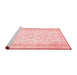 Contemporary Red Washable Rugs