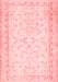 Abstract Red Contemporary Area Rugs