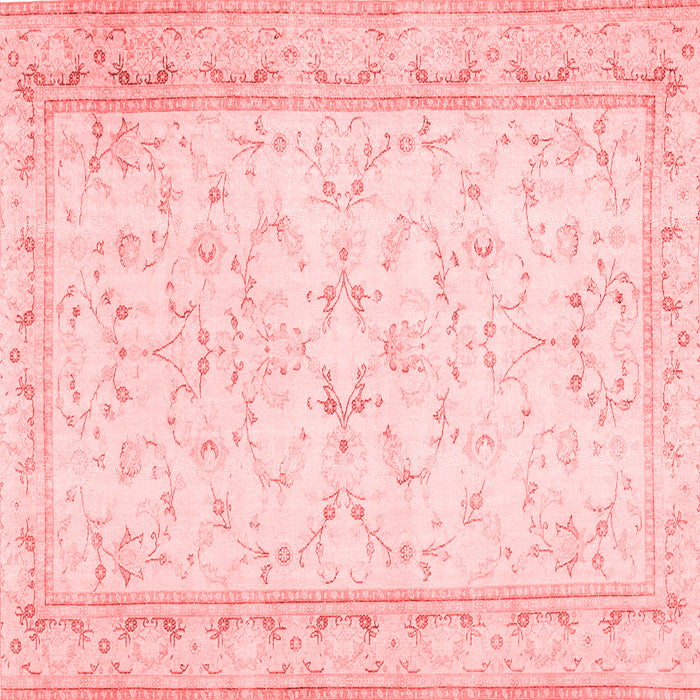 Abstract Red Contemporary Rug, con460red