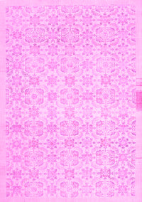 Abstract Pink Contemporary Rug, con461pnk