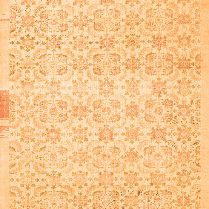 Serging Thickness of Machine Washable Abstract Orange Contemporary Area Rugs, wshcon461org