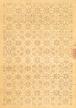 Abstract Brown Contemporary Rug, con461brn