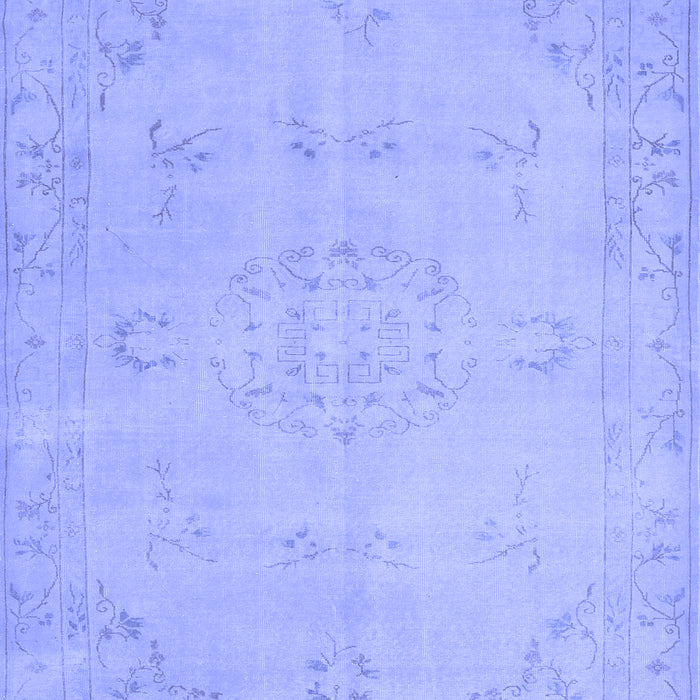 Machine Washable Abstract Blue Contemporary Rug, wshcon462blu