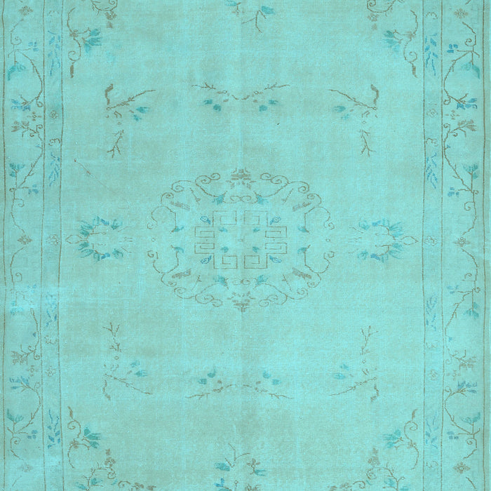 Machine Washable Abstract Light Blue Contemporary Rug, wshcon462lblu