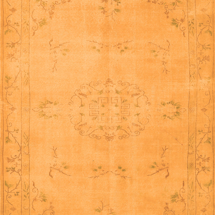 Serging Thickness of Machine Washable Abstract Orange Contemporary Area Rugs, wshcon462org