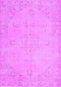 Abstract Purple Contemporary Rug, con462pur