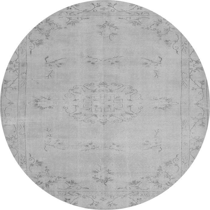 Square Abstract Gray Contemporary Rug, con462gry