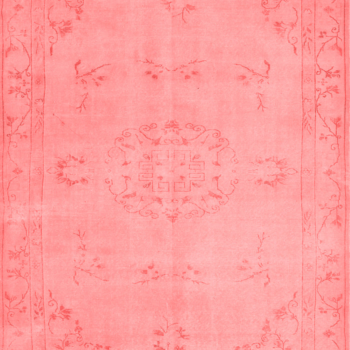 Machine Washable Abstract Red Contemporary Rug, wshcon462red