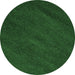 Round Abstract Emerald Green Contemporary Rug, con463emgrn