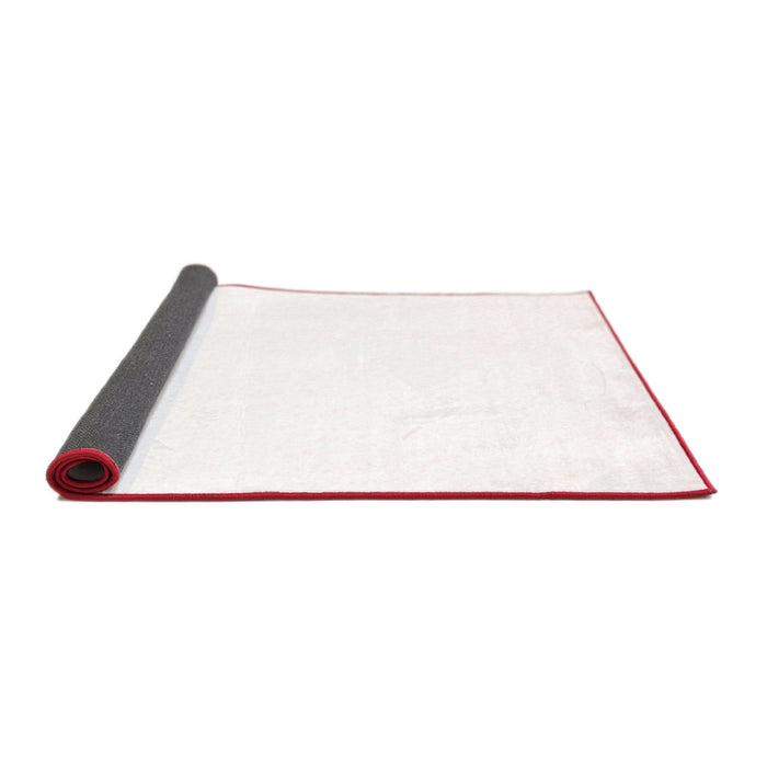 Solid Red Modern Area Rugs