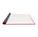 Solid Red Modern Area Rugs