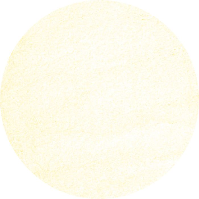 Round Machine Washable Solid Yellow Modern Rug, wshcon464yw