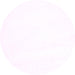 Round Solid Pink Modern Rug, con464pnk